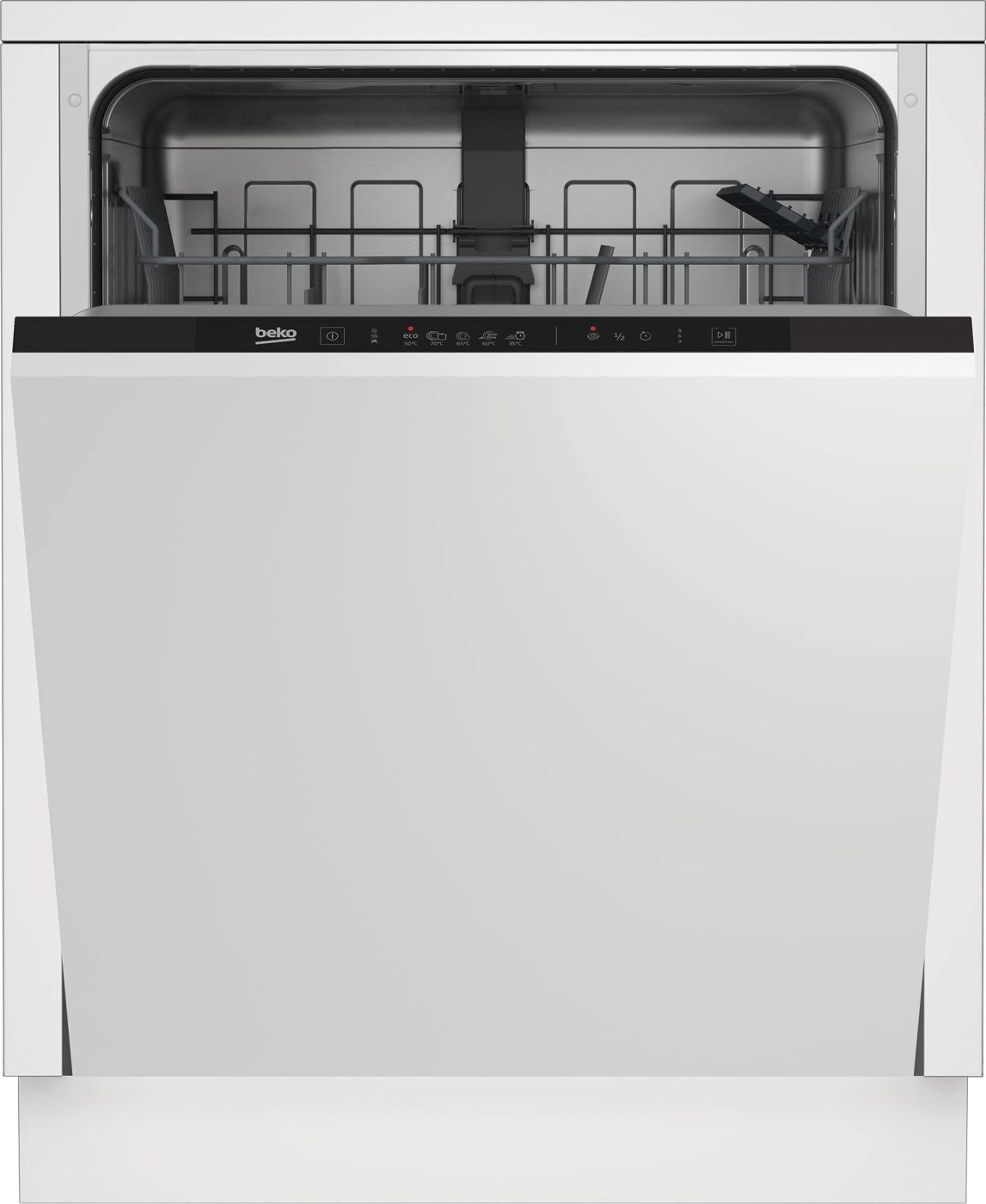 Vstavaná umývačka riadu Beko DIN35320, 60 cm, biela